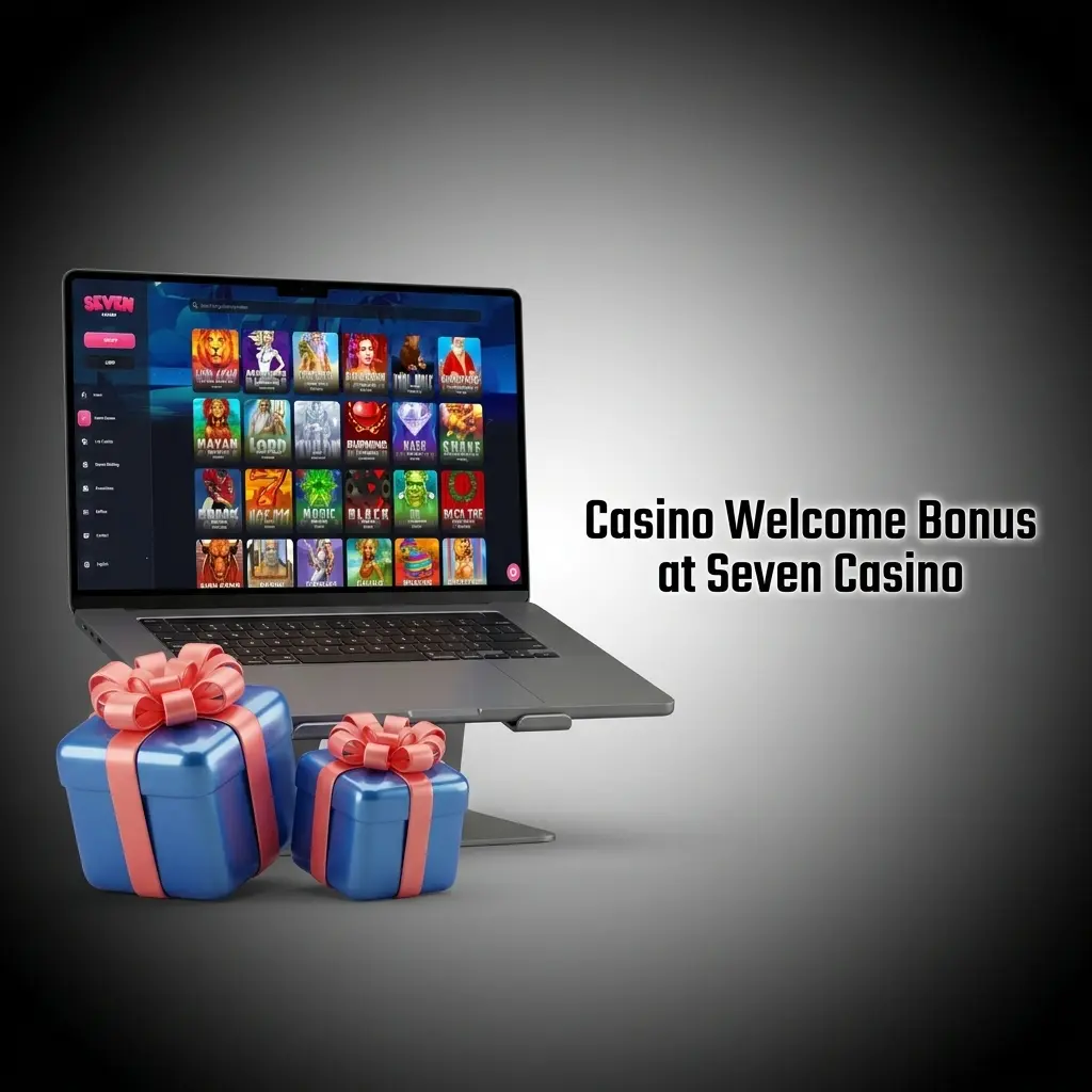 Seven Casino welcome bonus up to 450% and £6,500 across first deposits for new UK players with 35x wagering requirement