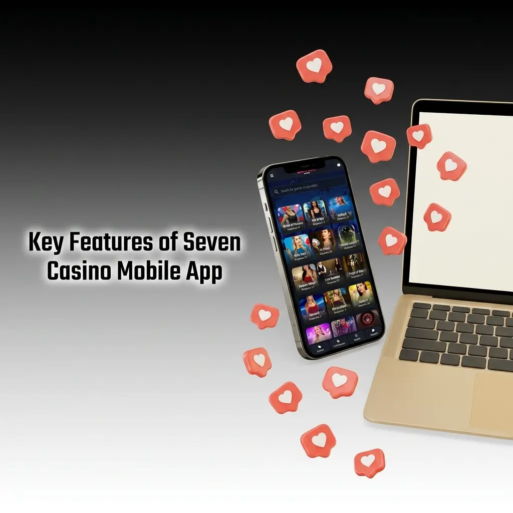 Seven Casino mobile app features: UKGC licence, £6,500 welcome bonus, 1,000+ games, sportsbook, GBP payments, PWA install