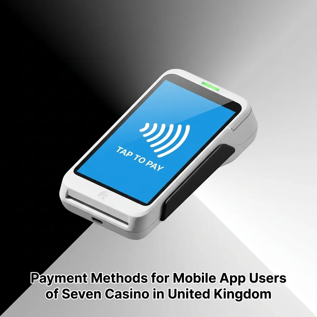 Seven Casino mobile app UK payment methods including Visa, Mastercard, Apple Pay, Google Pay, and cryptocurrencies