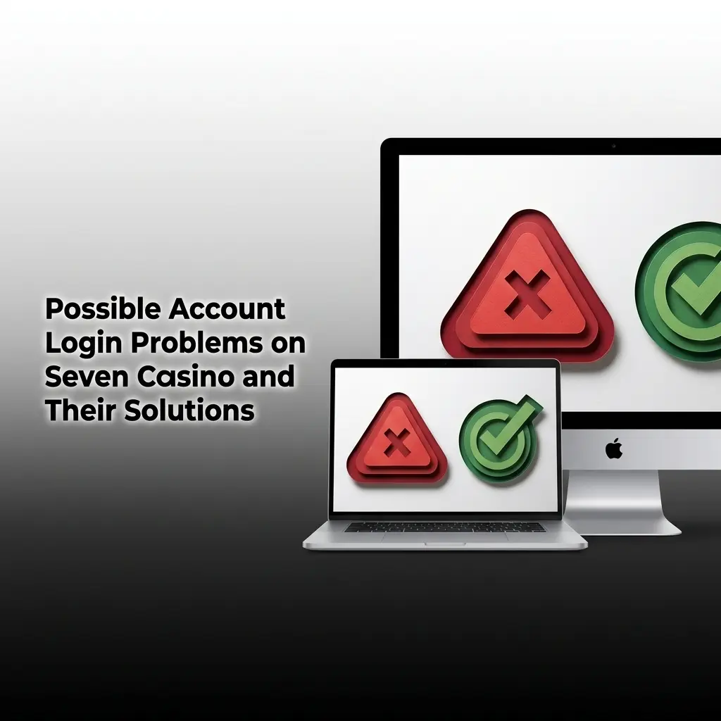 Seven Casino login problems and solutions table covering password reset, locked accounts, and page loading fixes for UK players