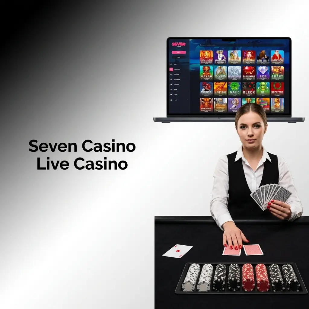 Live casino lobby at Seven Casino with Evolution Gaming and Pragmatic Play Live dealer tables available 24/7