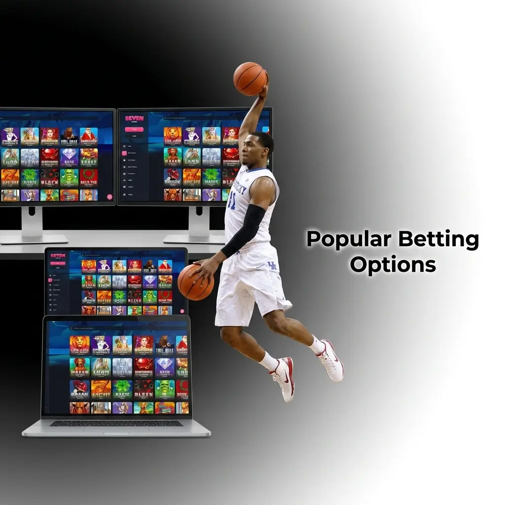 Seven Casino sports betting options including live in-play, pre-match, and multi live betting across football, tennis and eSports