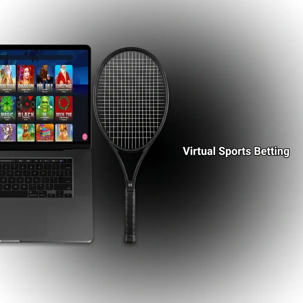 Virtual sports betting at Seven Casino featuring football, horse racing, greyhound racing and basketball simulations powered by RNG software